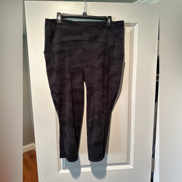 lululemon athletica Pants - lululemon athletica Black Camo Leggings